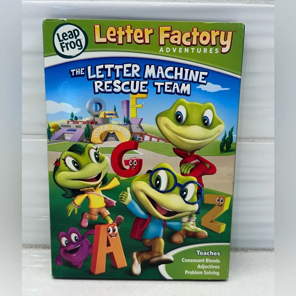 Leap Frog Letter Factory Adventures: The Letter Machine Rescue Team (DVD, 2014)
